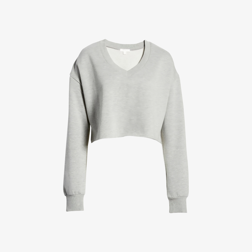 Cropped Crew Sweatshirt