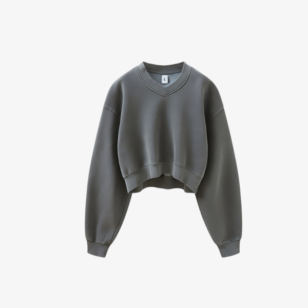 Cropped Crew Sweatshirt