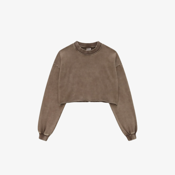 Cropped Crew Sweatshirt