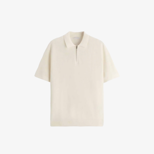 Zip Neck Polo Shirt